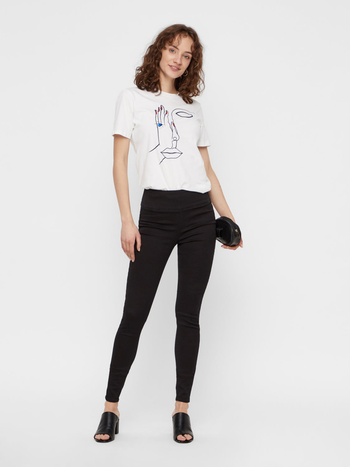 PCHIGHWAIST Jeans - black